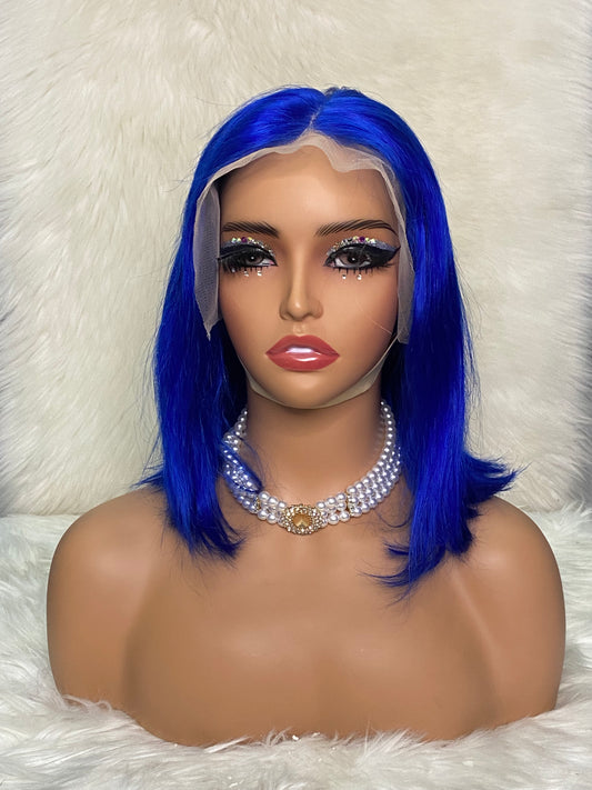 ulikewig lace frontal 13X6 wigs #blue