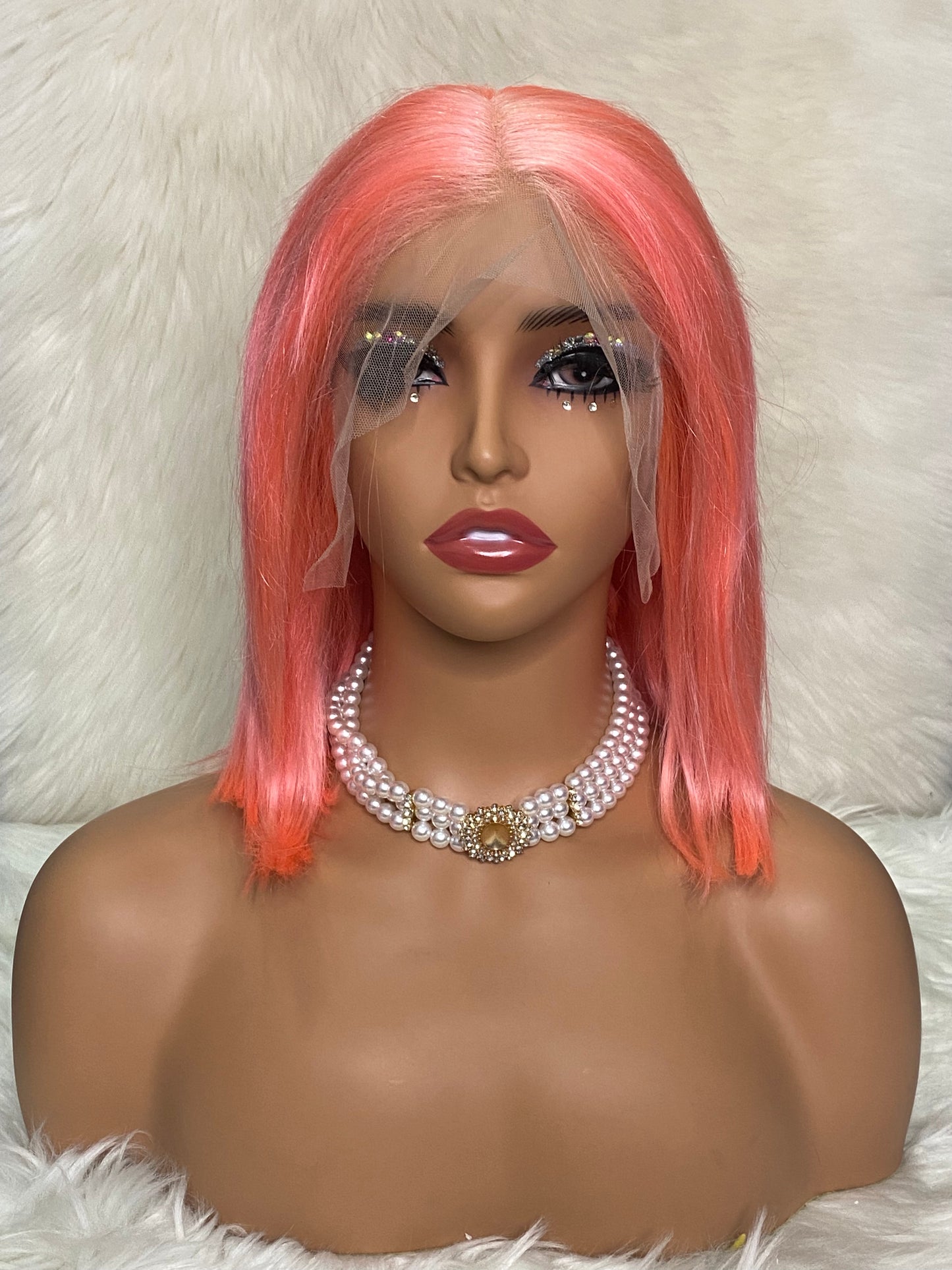 ulikewigs lace frontal wig #pink