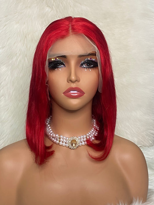 ulikewig lace frontal wigs #red