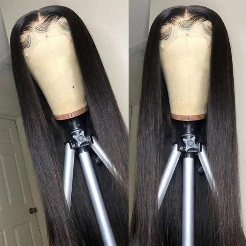 Human Hair Wig Natural 13x4 Lace Front Wig Straight Hair Frontal Wigs For Women