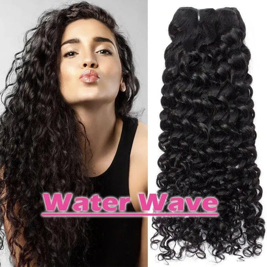 3 Bundles Water Wave Super Full Double Drawn Unprocessed Brazilian Virgin Hair