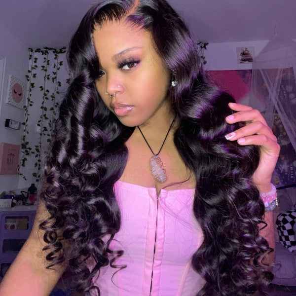 ulike Loose Deep Wave Wig HD Lace Front Wigs 13x4 Lace Frontal Wig Glueless Human Hair Wigs