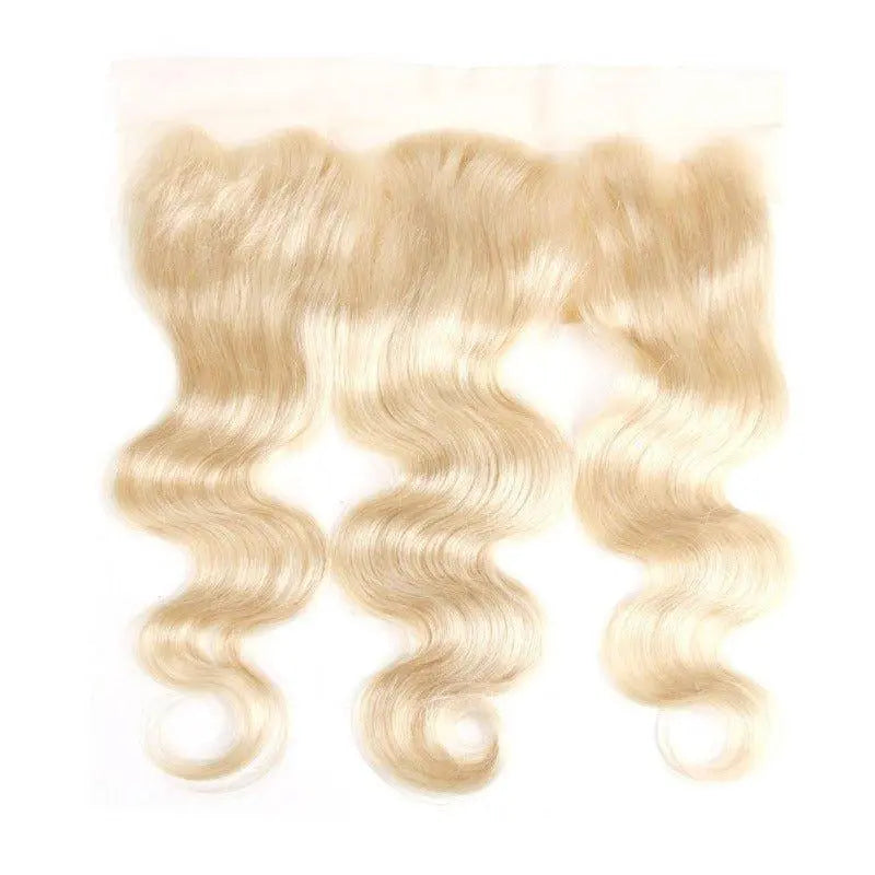 Blonde Color Human Hair 13*4 HD Invisible Lace Full Frontal