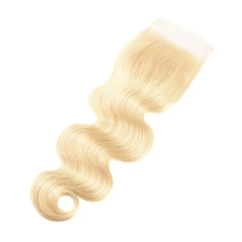 Virgin Hair 4*4 HD Transparent Lace Closure Blonde