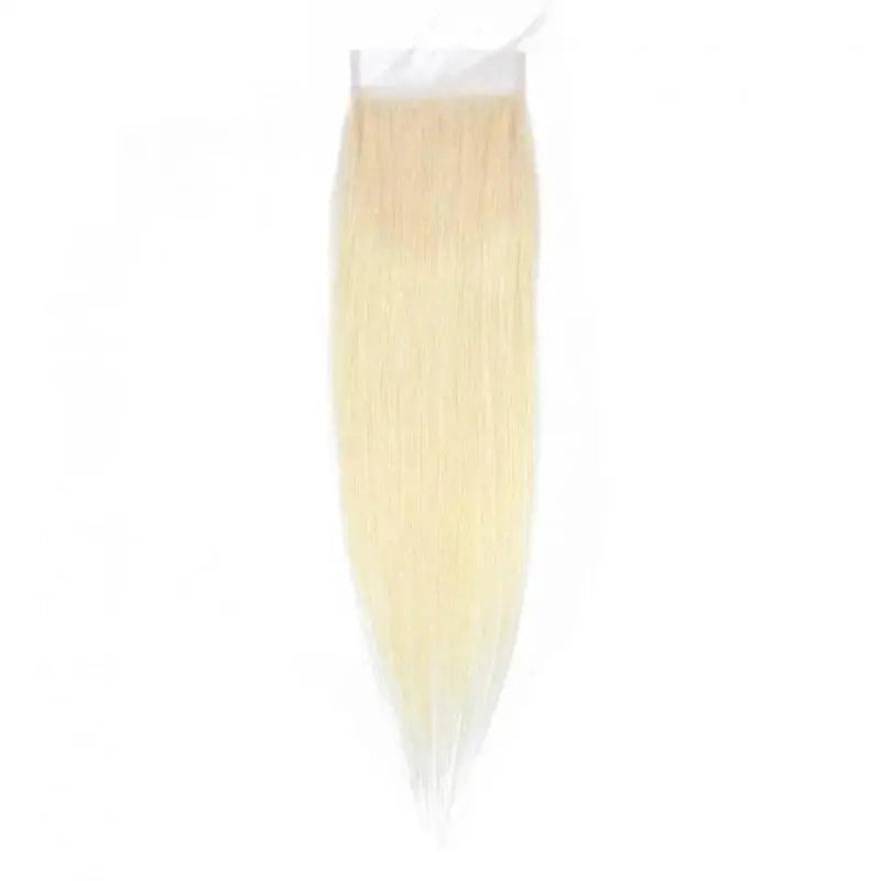 Virgin Hair 4*4 HD Transparent Lace Closure Blonde