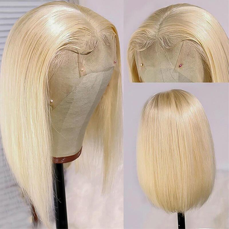 613 Color Blonde Hair Short Bob Wigs Human Hair Wigs