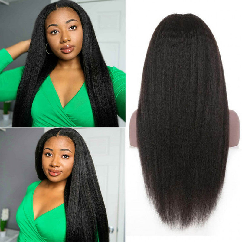 Ulike Yarki V Part Wig Glueless Thin Lace V part Natural 180% Density Beginner Friendly Wigs