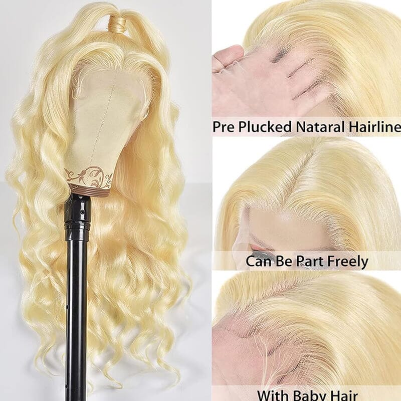 Princess 613 Blonde Color 13*4 Lace Frontal Body Wave Wigs