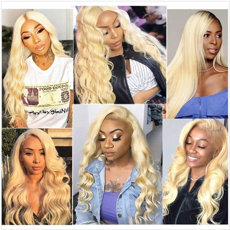 Princess 613 Blonde Color 13*4 Lace Frontal Body Wave Wigs