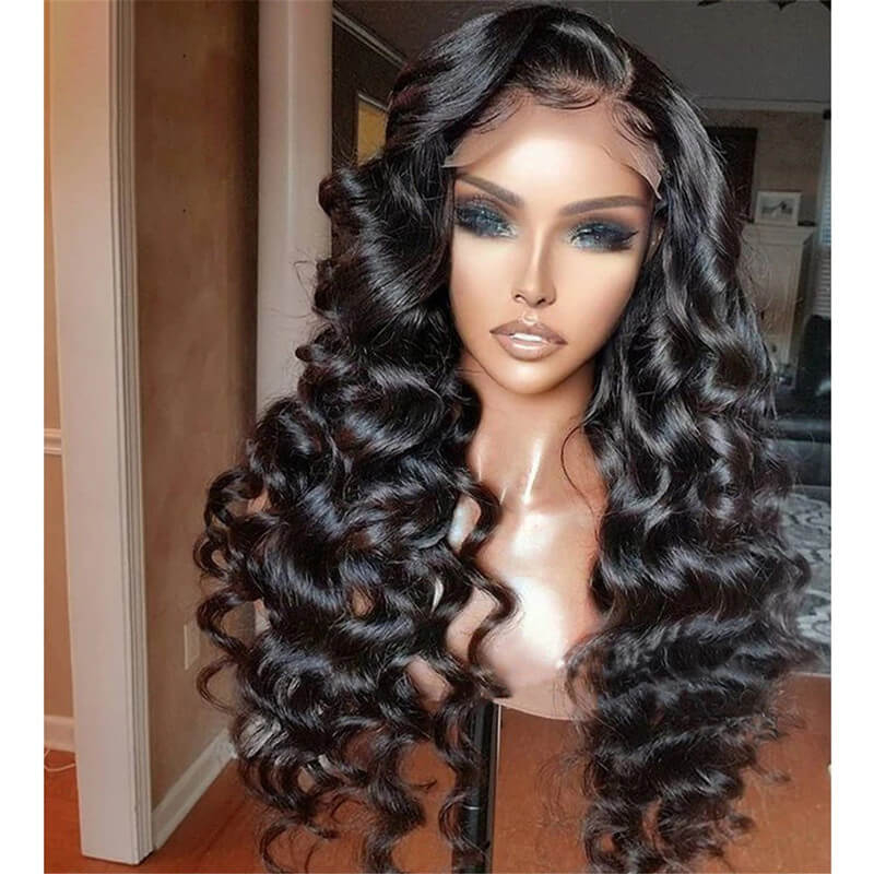 ulike Loose Deep Wave Wig HD Lace Front Wigs 13x4 Lace Frontal Wig Glueless Human Hair Wigs