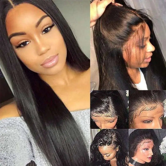 Bone Straight Undetectable Invisible Lace 13x6 Lace Frontal Wig丨Real HD Lace