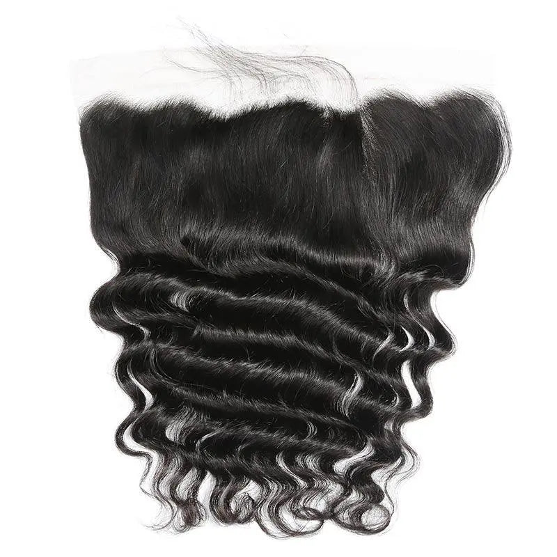 13*4 Ear to Ear Transparent HD Lace Frontal Human Virgin Hair