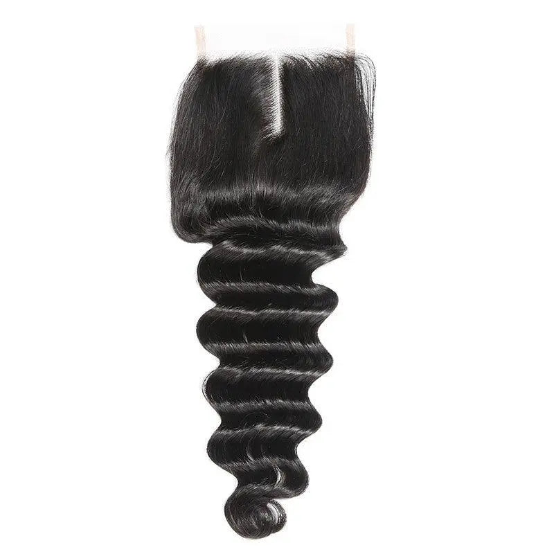 Human Hair 4*4 HD Invisible Transparent Lace Closure