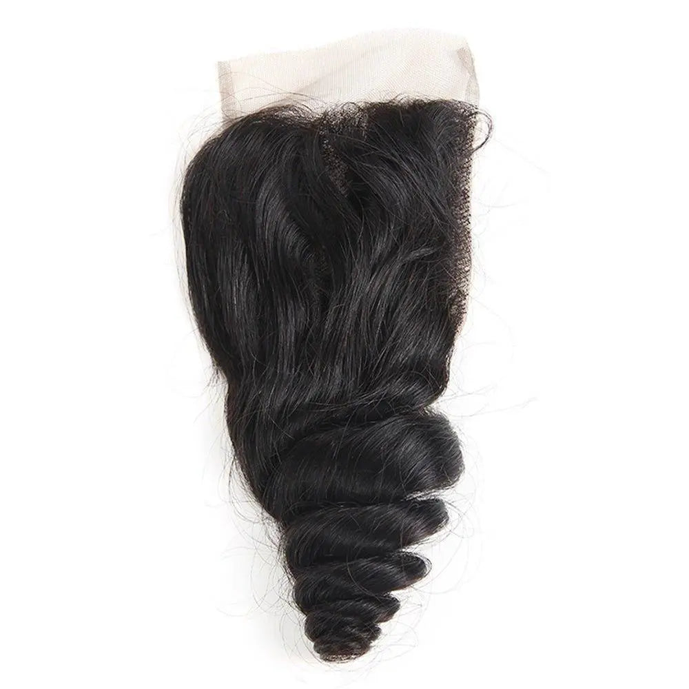 Human Hair 4*4 HD Invisible Transparent Lace Closure