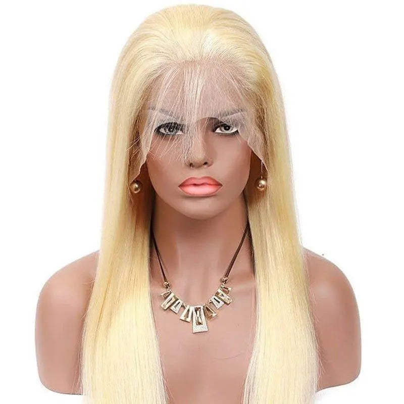 Princess 613 Blonde Color Straight Hair 13*4 Lace Frontal Wigs