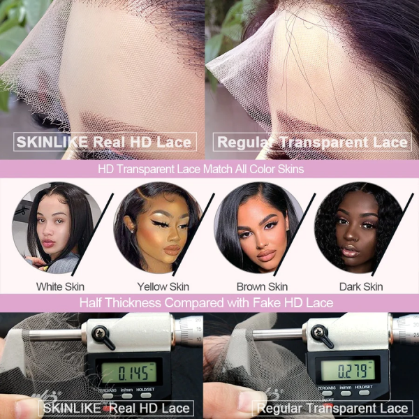 ulike Loose Deep Wave Wig HD Lace Front Wigs 13x4 Lace Frontal Wig Glueless Human Hair Wigs