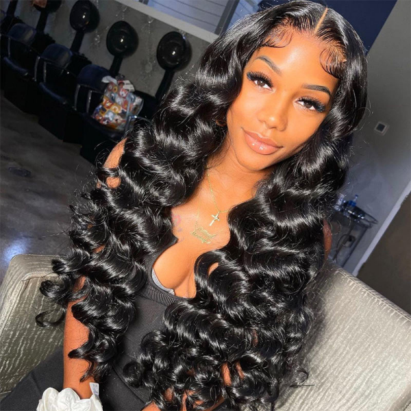 ulike Loose Deep Wave Wig HD Lace Front Wigs 13x4 Lace Frontal Wig Glueless Human Hair Wigs
