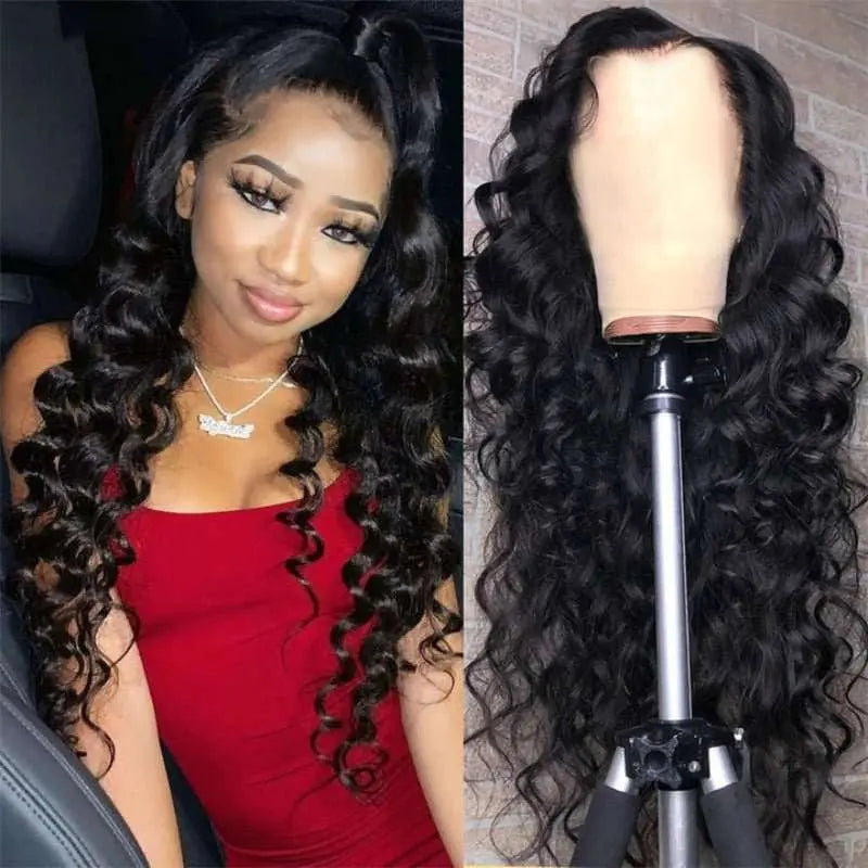 Undetectable Invisible Lace 13x4 Frontal Loose Wave Wig丨Real HD Lace