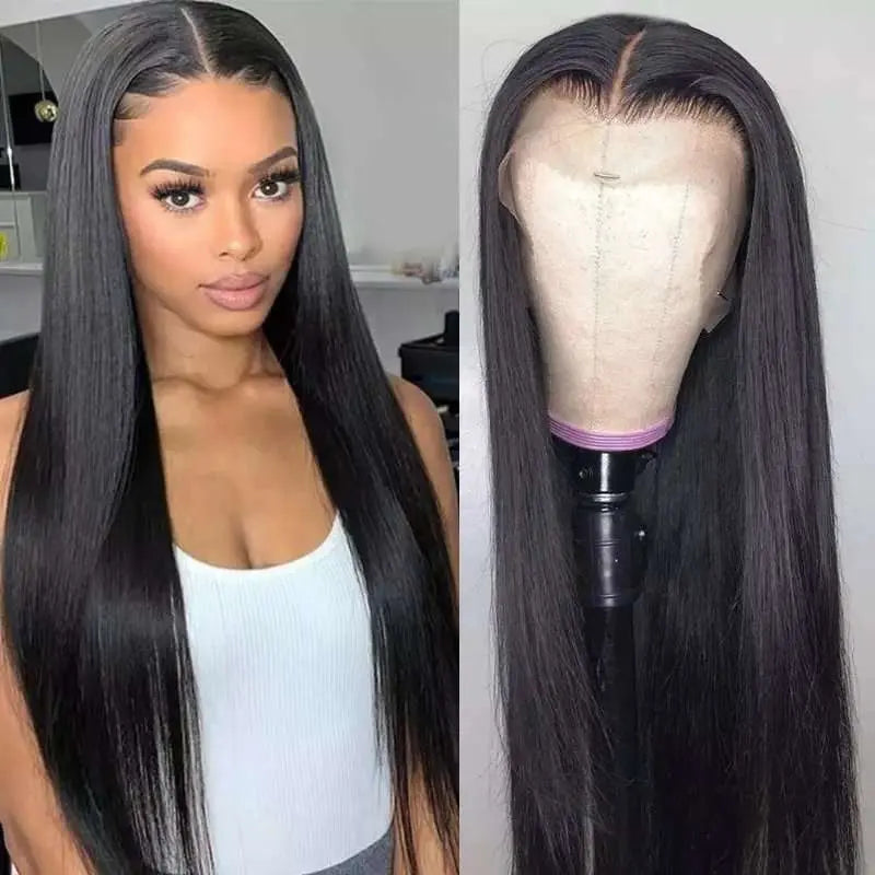 Undetectable Invisible Lace 13x4 Frontal Straight Wig丨Real HD Lace