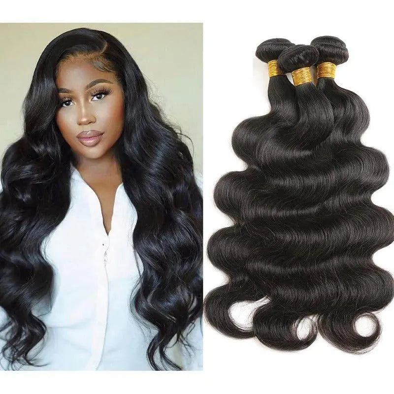 Ulike Hair 3 Bundles Body Wave Super High Class Premium Virgin Hair Natural Black