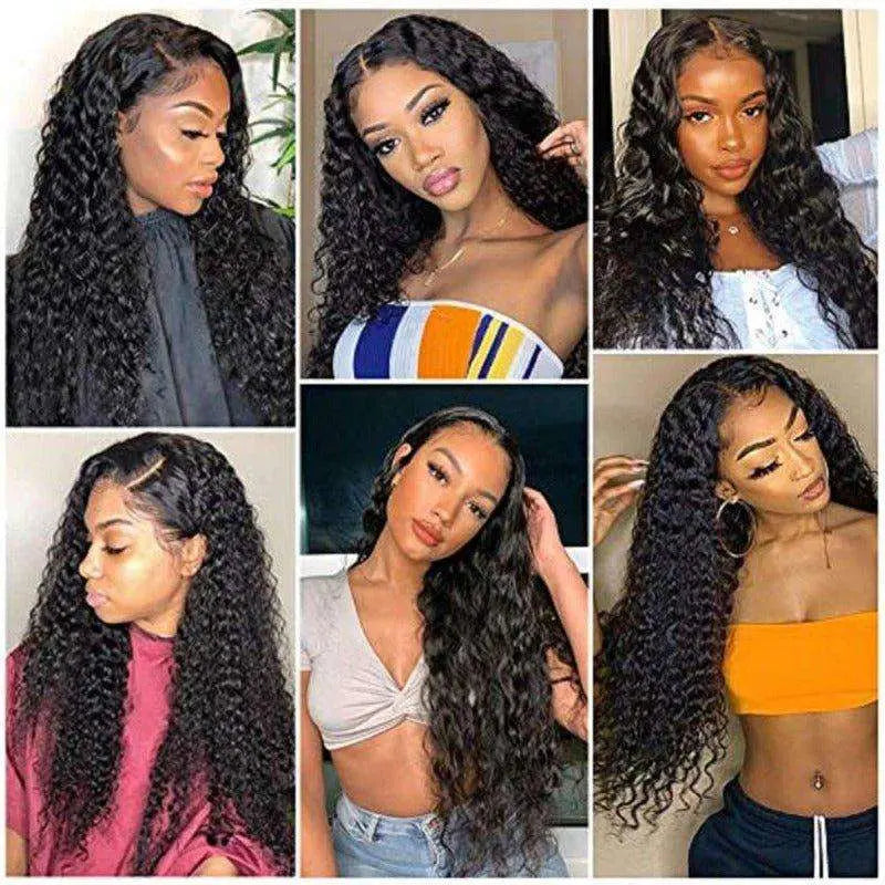 Ulike Hair 3 Bundles Deep Wave Super High Class Premium Virgin Hair Natural Black