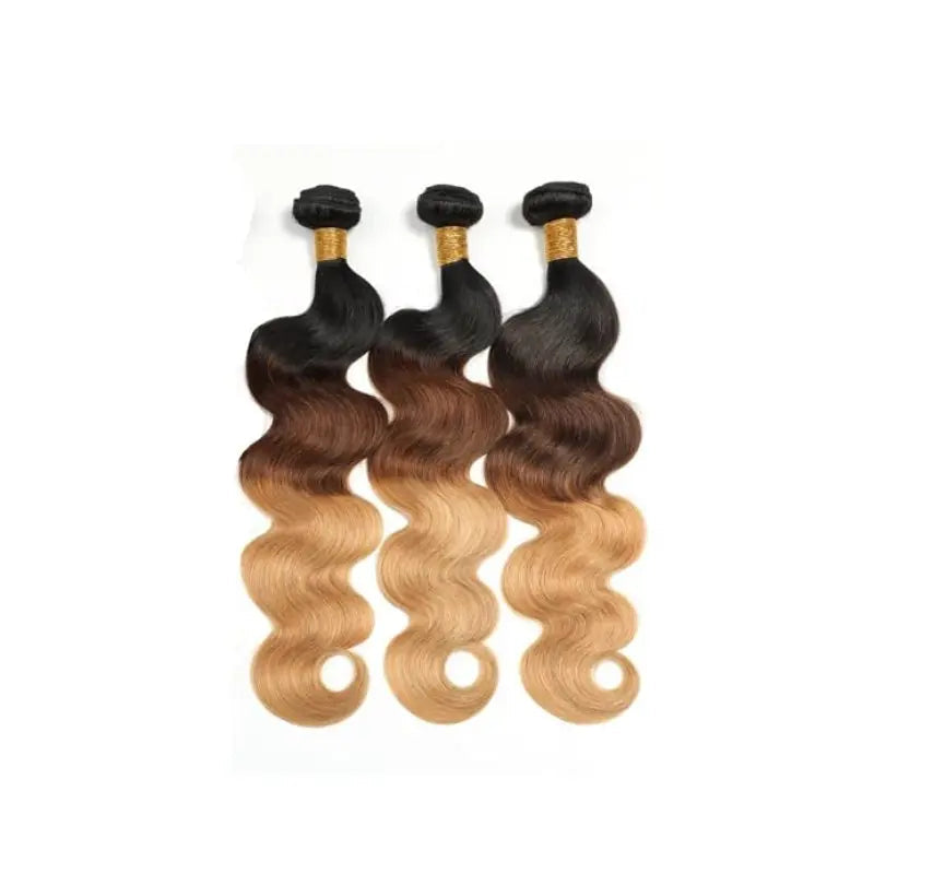 Ulike Remy Hair 3 Bundles T1B/27 T1B/4/27 Color Straight/Body Wave Brazilian Virgin Hair