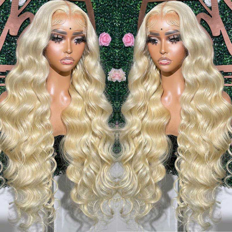 Ulike 613 Blonde Lace Front Wigs Body Wave Human Hair 13x6 Frontal Wigs Pre-plucked Hairline