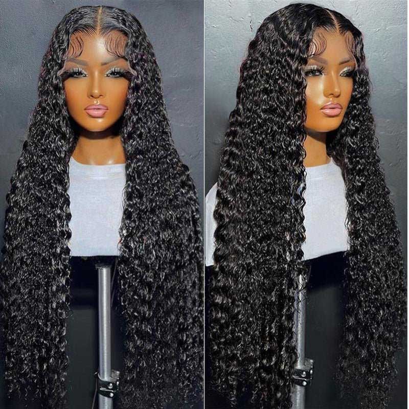 Ulike Air Wig 13x4 Transparent Lace Front Wear & Go Deep Wave Glueless Lace Wigs