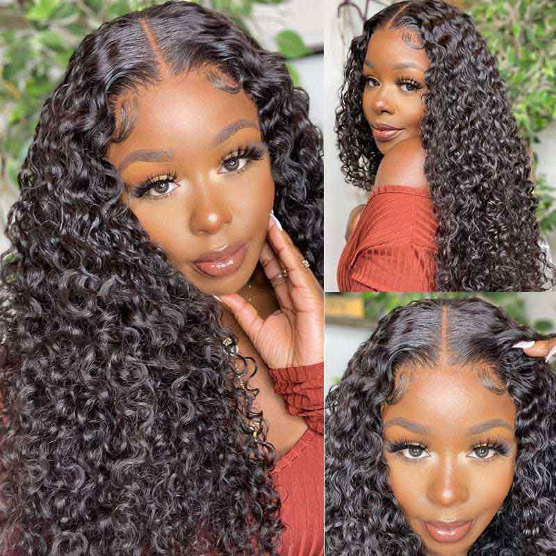 Ulike Best Jerry Curly Human Hair Wigs 100% Natural Hair Pre-Plucked 13x6 HD Lace Front Wigs For Women 180% Density