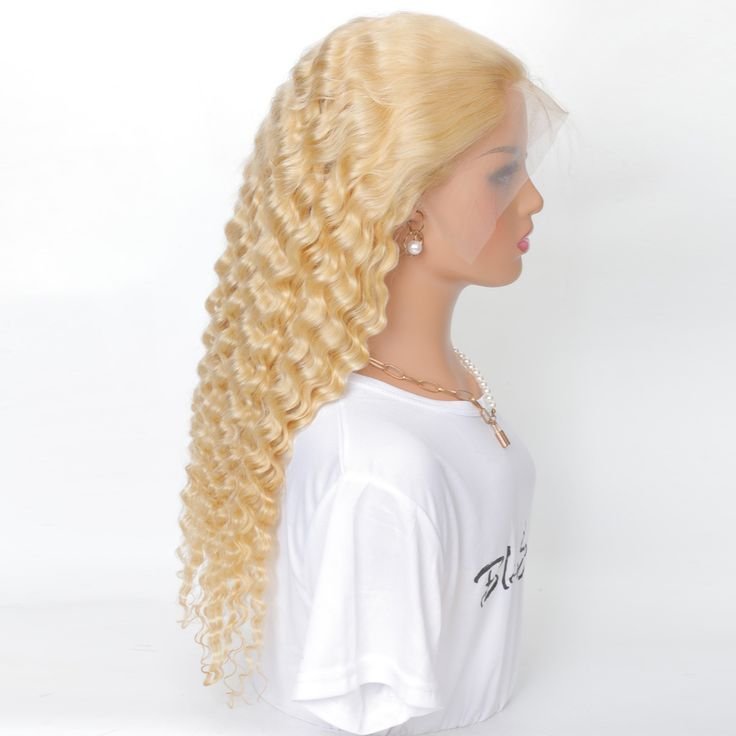 Ulike Deep Wave 613 Blonde Wigs Luxurious 13x6 Blonde Human Hair Lace Front Wigs For Sale