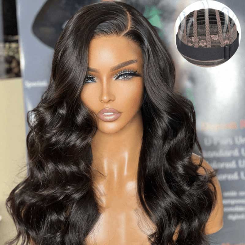 Ulike Glueless Wear Go Air Wigs Body Wave 5x5 Lace Closure Wigs With Pre Cut Lace