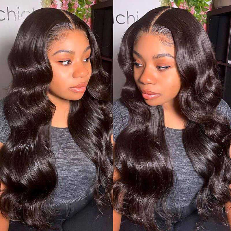 Ulike Glueless Wear Go Air Wigs Body Wave 5x5 Lace Closure Wigs With Pre Cut Lace