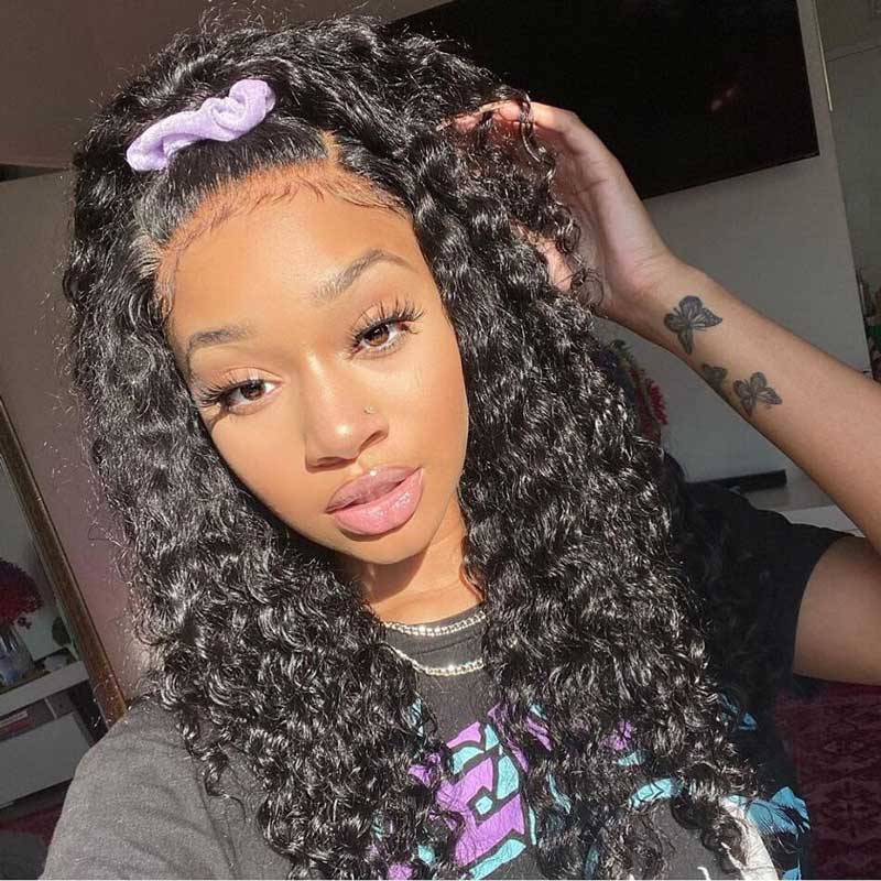 Ulike Jerry Curly 360 Transparent Lace Wigs With Various Styling Options