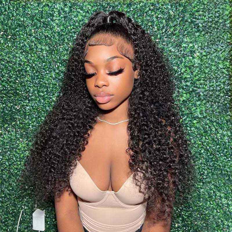 Ulike Jerry Curly 360 Transparent Lace Wigs With Various Styling Options