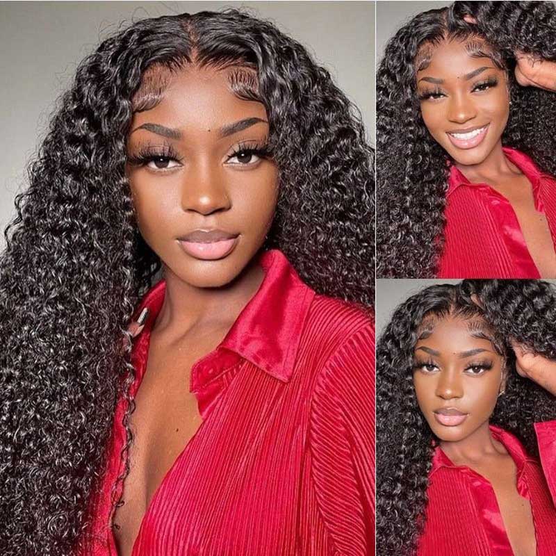 Ulike Jerry Curly 360 Transparent Lace Wigs With Various Styling Options