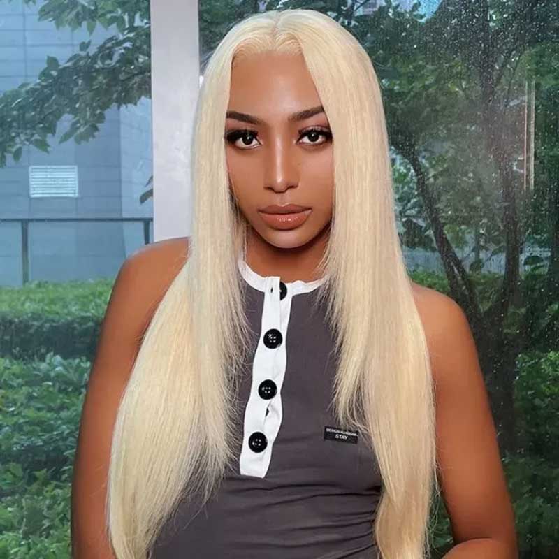 Ulike Layered Haircut 613 Blonde Lace Front Wigs 13x4 Transparent Lace Straight Wigs