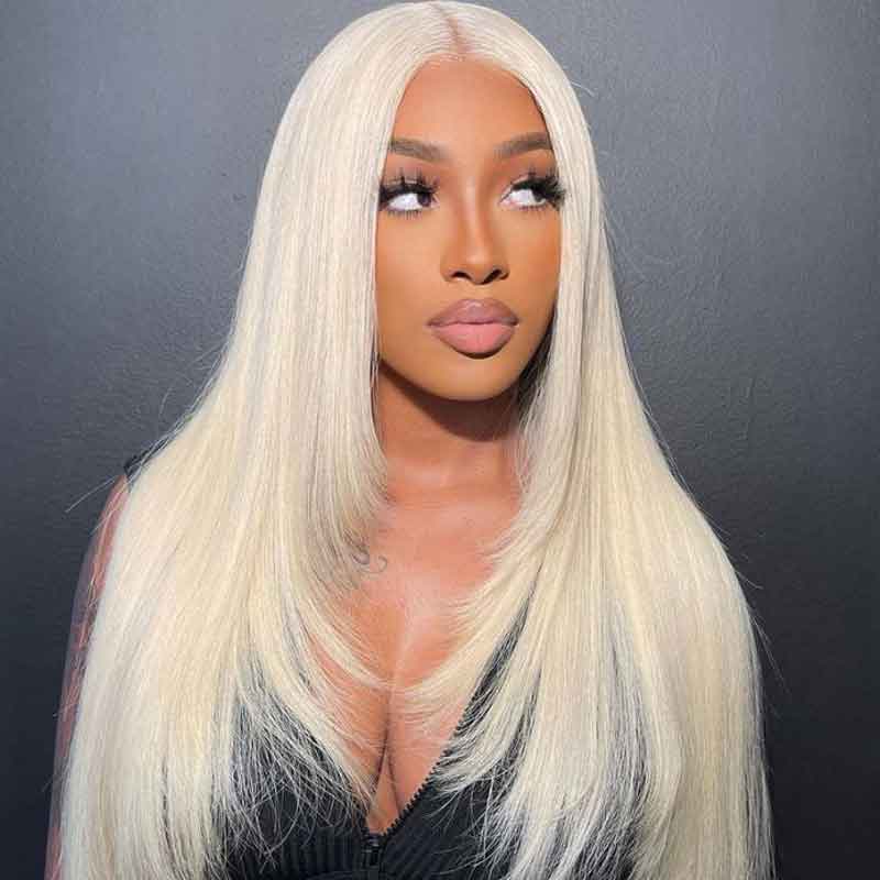 Ulike Layered Haircut 613 Blonde Lace Front Wigs 13x4 Transparent Lace Straight Wigs