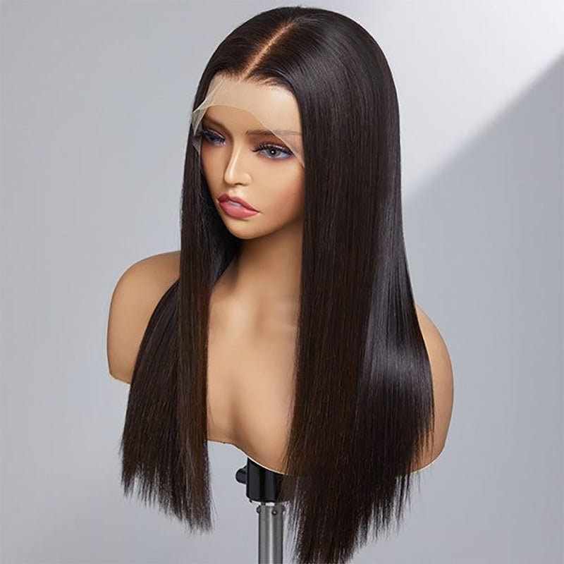 Ulike Transparent Lace 15A Grade Super Double Drawn Straight Human Hair 13x4 Lace Frontal Wig