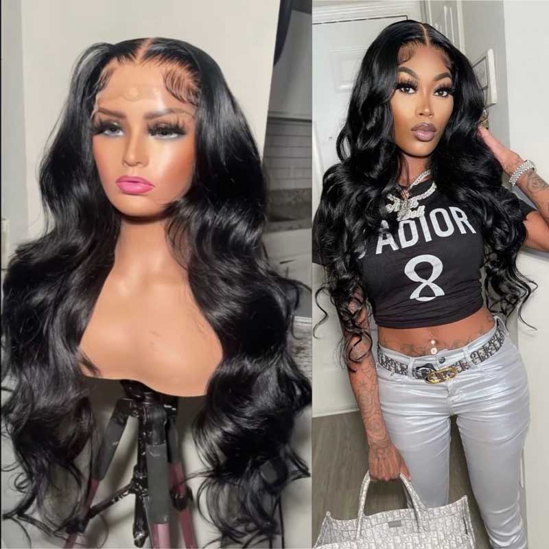 Body Wave Lace Front Wig 13x4 Lace Frontal Wig Pre Plucked Brazilian Human Hair Wigs