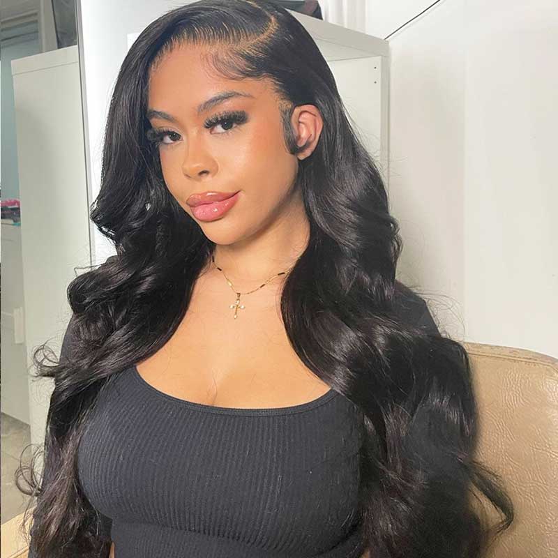 Body Wave Lace Front Wig 13x4 Lace Frontal Wig Pre Plucked Brazilian Human Hair Wigs