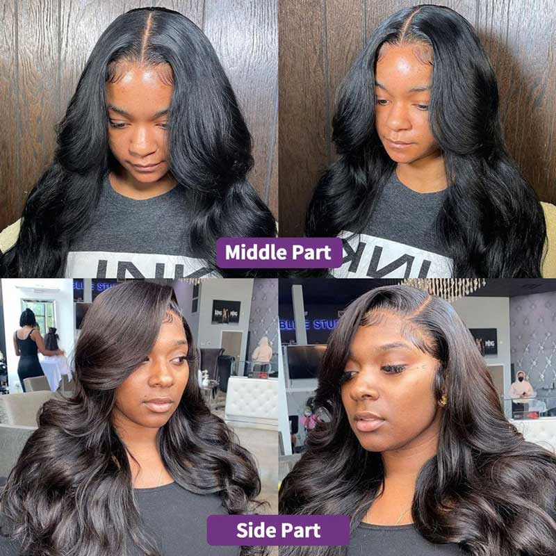 Body Wave Lace Front Wig 13x4 Lace Frontal Wig Pre Plucked Brazilian Human Hair Wigs