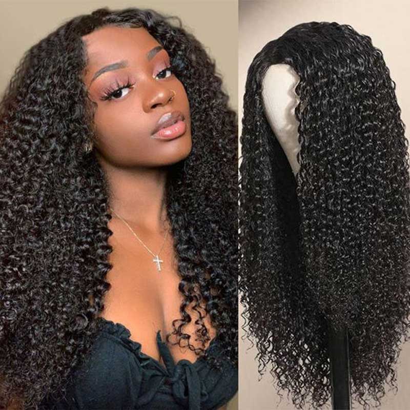 Brazilian Kinky Curly Human Hair Wig 13x4 Lace Front Human Hair Wig