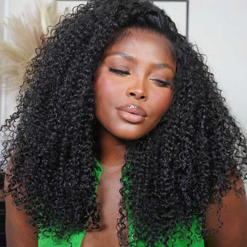 Brazilian Kinky Curly Human Hair Wig 13x4 Lace Front Human Hair Wig