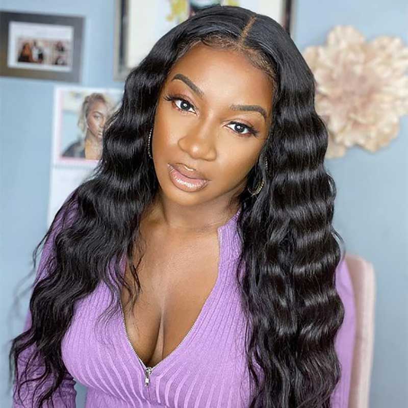 5x5/13x4 HD Lace Wigs Loose Deep Wave Wig 200% Density Human Hair Wigs