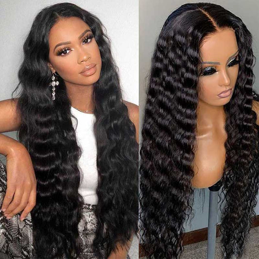 5x5/13x4 HD Lace Wigs Loose Deep Wave Wig 200% Density Human Hair Wigs