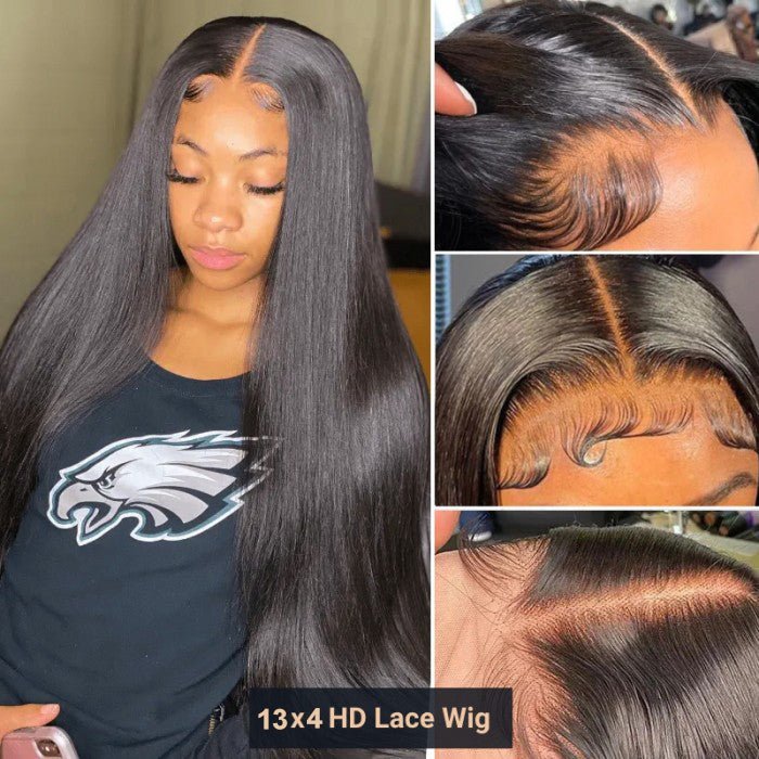 HD Lace Wigs Soft Straight Lace Front Wigs 13x4 lace wig For Women 12-34 Inch