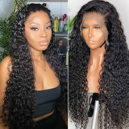 Long Wig Human Hair Lace Front Wigs Water Wave Wigs 13x4 4x4 13x6