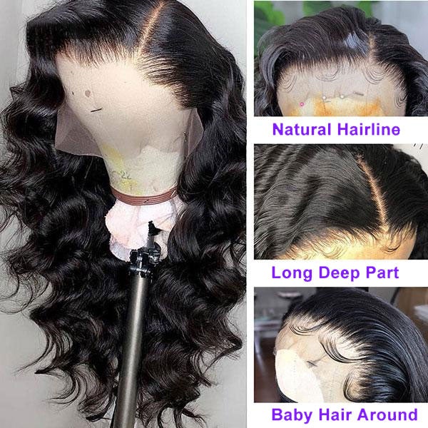 Loose Wave HD Lace 13x4 Full Frontal Lace Human Hair Loose Curls Wigs