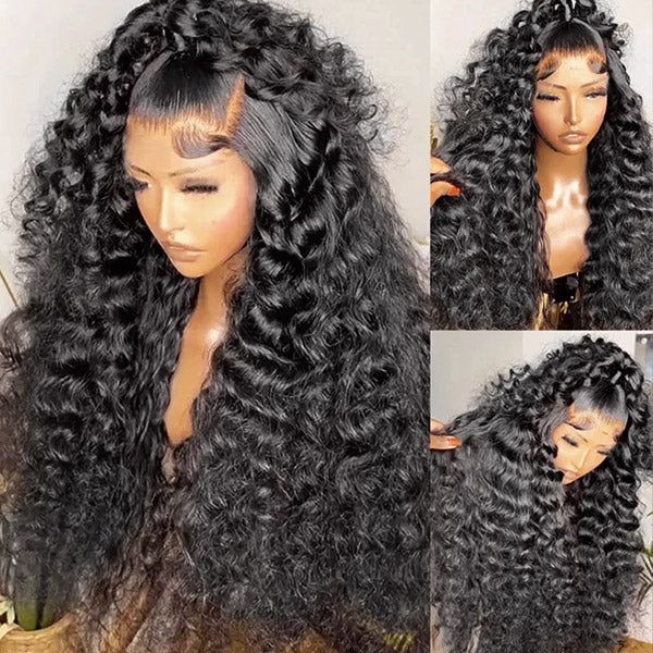 Pre Plucked 5x5 HD/Transparent Lace Closure Wig Human Hair Loose Deep Wave