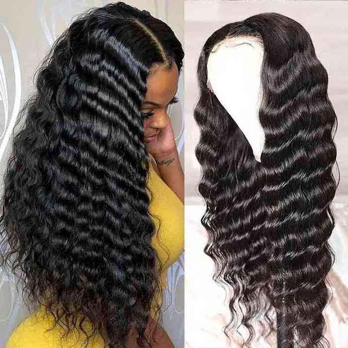 Pre Plucked Long Wigs Loose Deep Wave Wig 4x4 13x4 13x6 Brazilian Human Hair Wigs Natural Hairline With Baby Hair